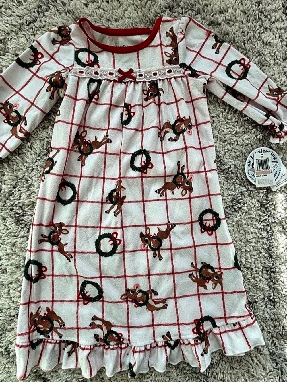 Rudolph the Red-Nosed Reindeer Christmas Nightgown – 2T NWT